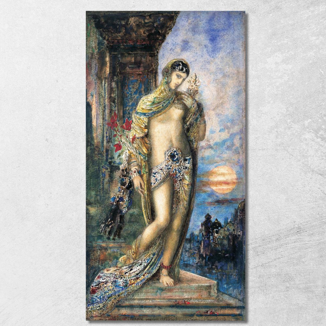 Cantico Dei Cantici Gustave Moreau gmr38 quadro stampato su tela Cantico Dei Cantici Gustave Moreau gmr38 quadro stampato su tela
