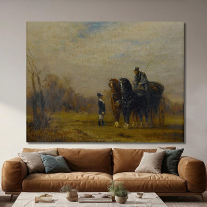 L'Allenatore Gustave Moreau gmr43 quadro stampato su tela
