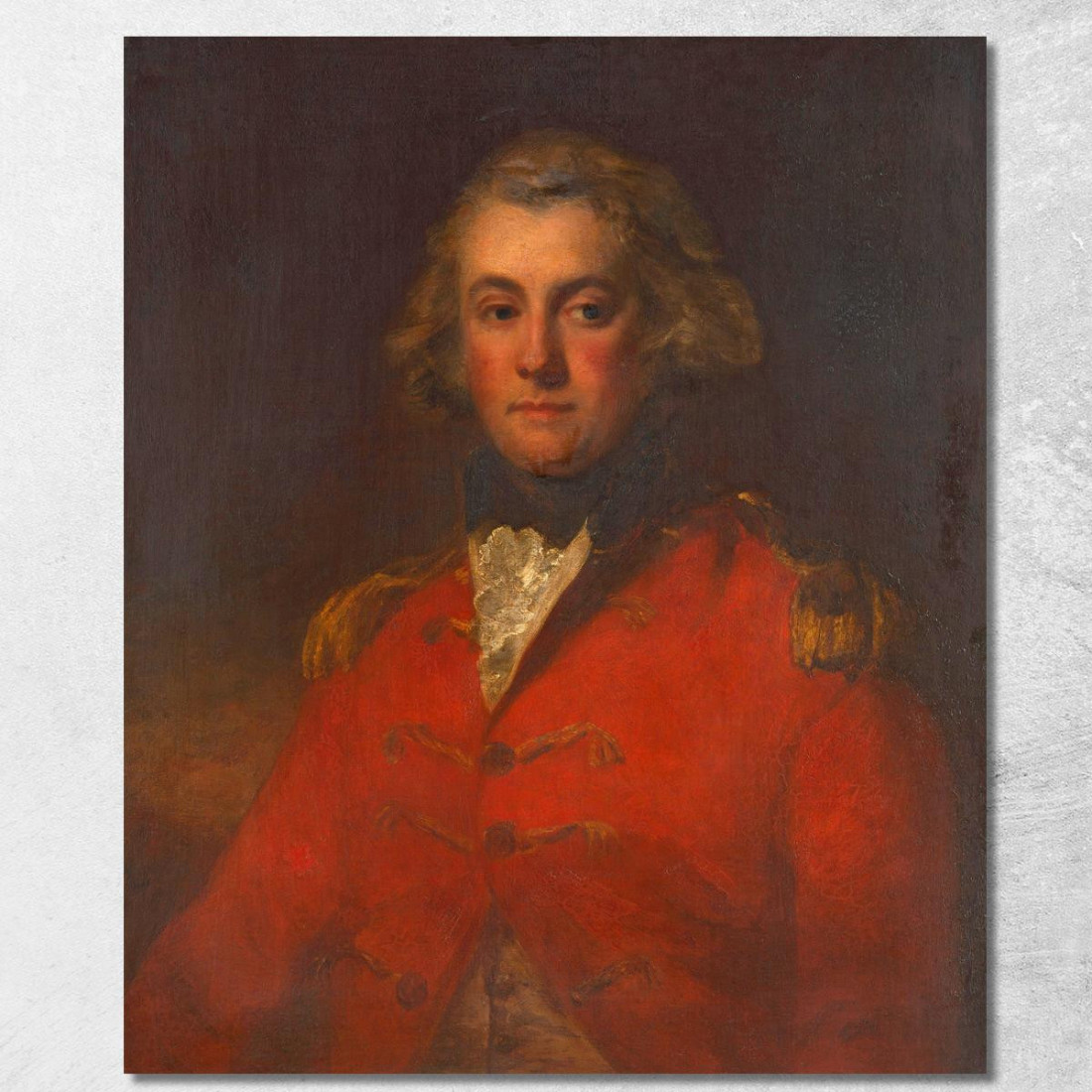 Maggiore Thomas Pechell John Hoppner jhp12 quadro stampato su tela Maggiore Thomas Pechell John Hoppner jhp12 quadro stampato su tela