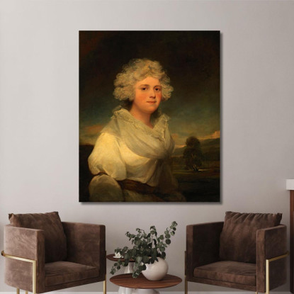 La Signora Abington John Hoppner jhp14 quadro stampato su tela