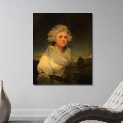 La Signora Abington John Hoppner jhp14 quadro stampato su tela