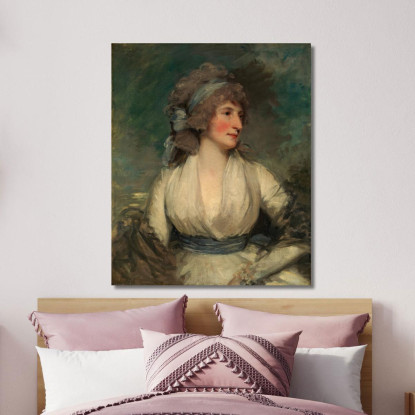 Ritratto Di Una Donna John Hoppner jhp25 quadro stampato su tela