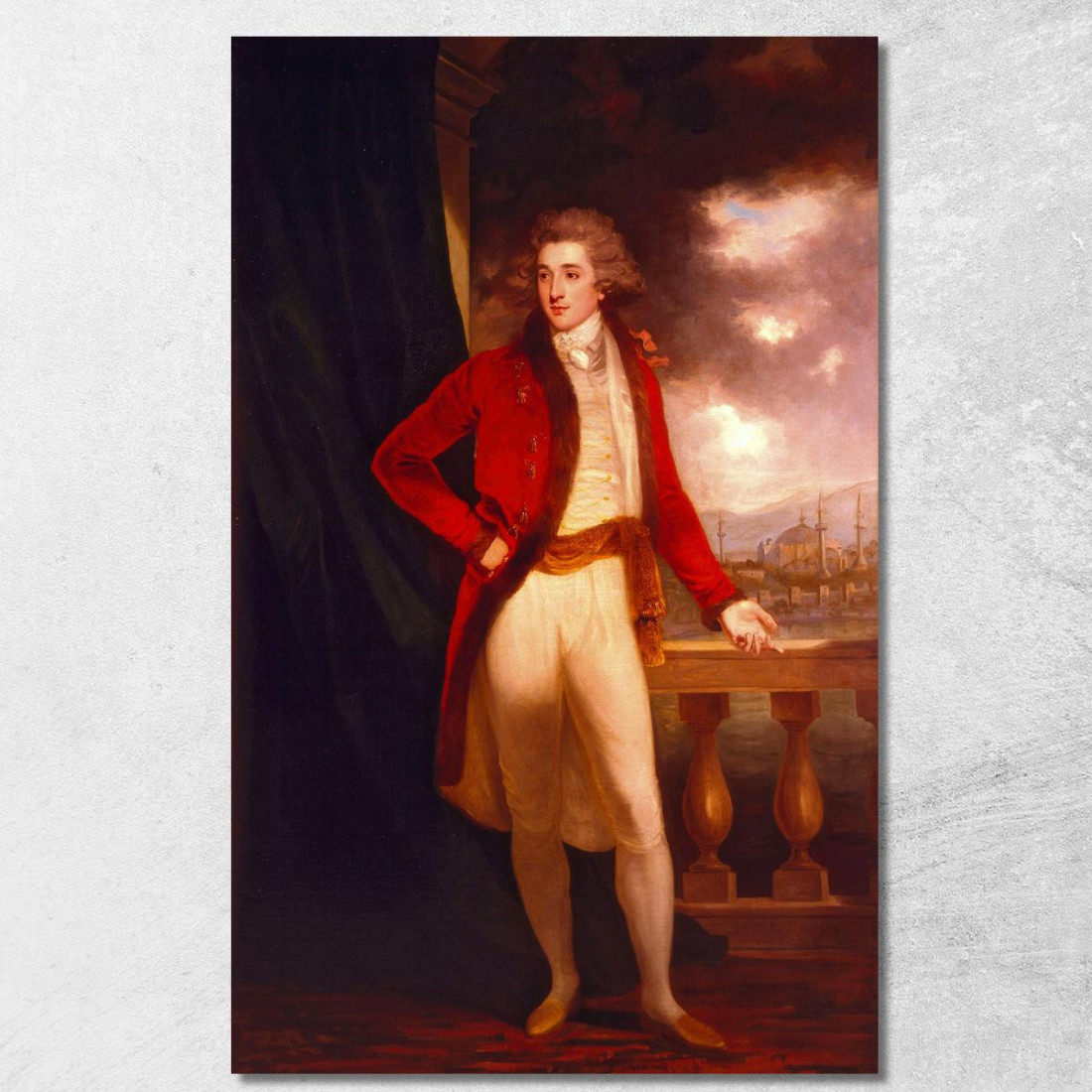 Ritratto Del Capitano George Porter John Hoppner jhp26 quadro stampato su tela Ritratto Del Capitano George Porter John Hoppner jhp26 quadro stampato su tela