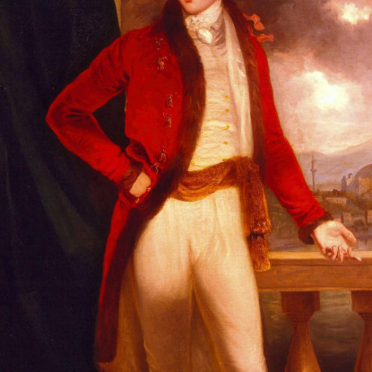 Ritratto Del Capitano George Porter John Hoppner jhp26 quadro stampato su tela