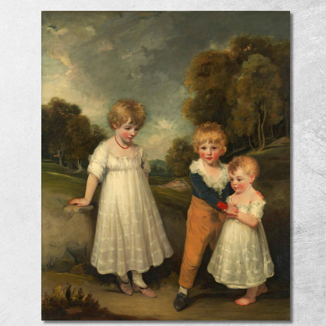 I Bambini Di Sackville John Hoppner jhp43 quadro stampato su tela I Bambini Di Sackville John Hoppner jhp43 quadro stampato su tela