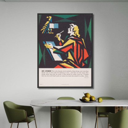 San Giovanni Joseph Binder jbn14 quadro stampato su tela