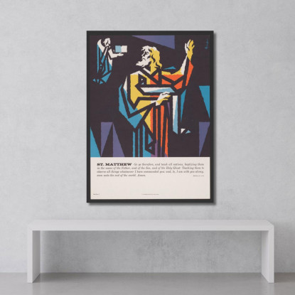 San Matteo Joseph Binder jbn17 quadro stampato su tela