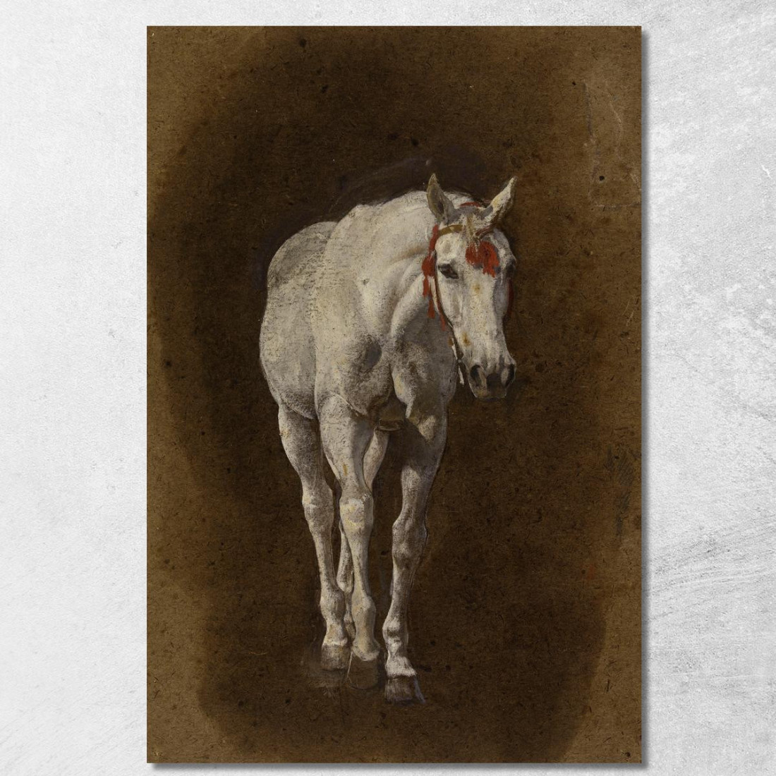 Cavallo Léon Bonnat lbn7 quadro stampato su tela Cavallo Léon Bonnat lbn7 quadro stampato su tela