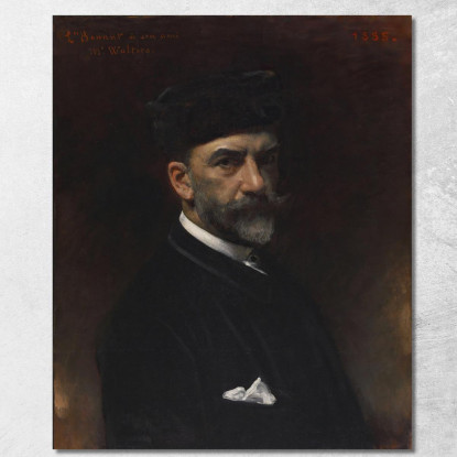 Ritratto Dell'Artista Léon Bonnat lbn33 quadro stampato su tela