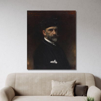 Ritratto Dell'Artista Léon Bonnat lbn33 quadro stampato su tela
