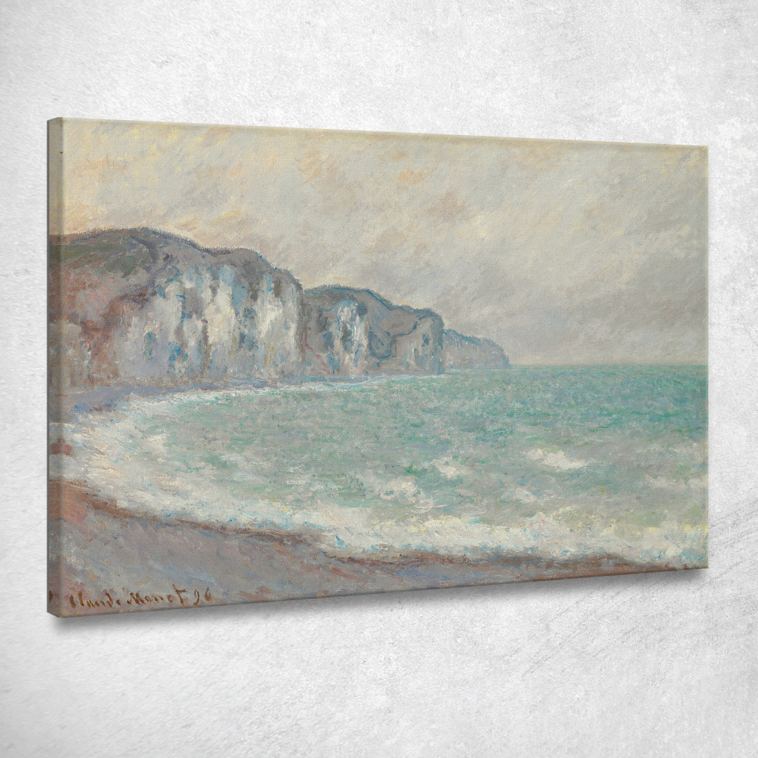 Scogliera Di Pourville Claude Monet mnt236 quadro stampato su tela Scogliera Di Pourville Claude Monet mnt236 quadro stampato su tela