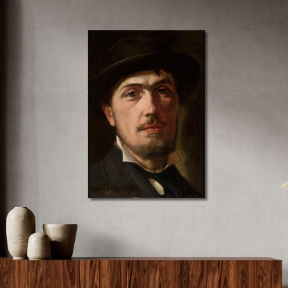Ritratto Di Witold Urbanski Władysław Czachórski wcz14 quadro stampato su tela