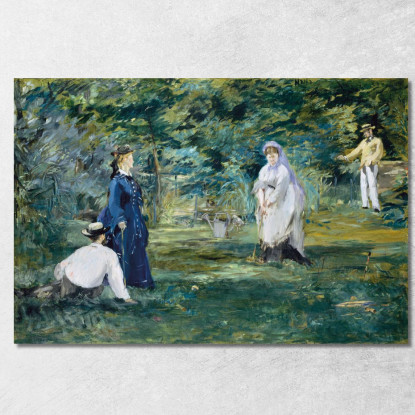 Una Partita Di Croquet Édouard Manet emt2 quadro stampato su tela