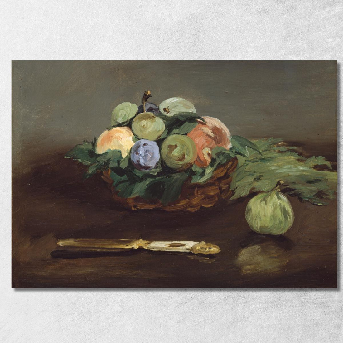 Cesto Di Frutta Édouard Manet emt10 quadro stampato su tela Cesto Di Frutta Édouard Manet emt10 quadro stampato su tela