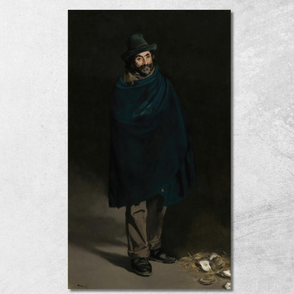 Mendicante Con Ostriche Filosofo Édouard Manet emt12 quadro stampato su tela