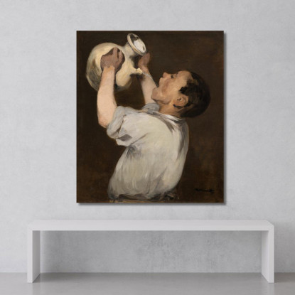 Ragazzo Con La Brocca La Régalade Édouard Manet emt22 quadro stampato su tela