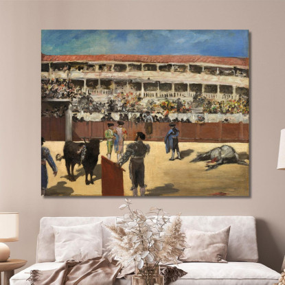 Corrida 1866 Édouard Manet emt23 quadro stampato su tela