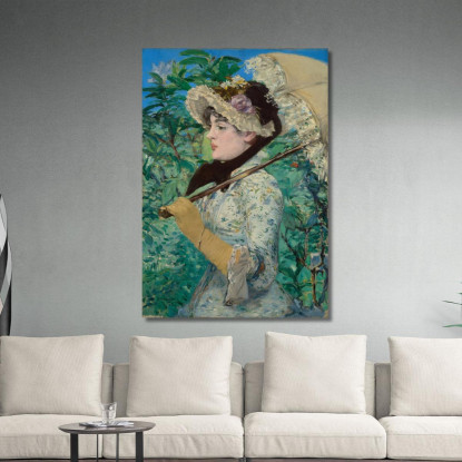 Giovanna Primavera Édouard Manet emt40 quadro stampato su tela