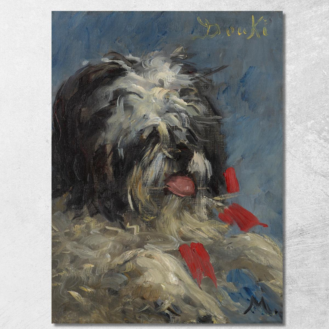 Donki Il Cane Édouard Manet emt52 quadro stampato su tela Donki Il Cane Édouard Manet emt52 quadro stampato su tela