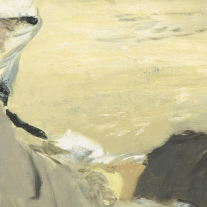 Sulla Spiaggia Édouard Manet emt70 quadro stampato su tela