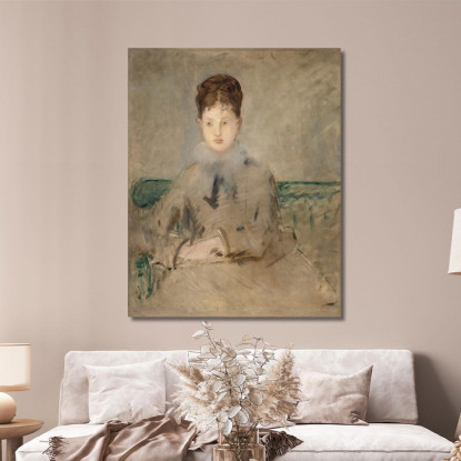 Ritratto Di Madame Jules Guillemet Édouard Manet emt80 quadro stampato su tela