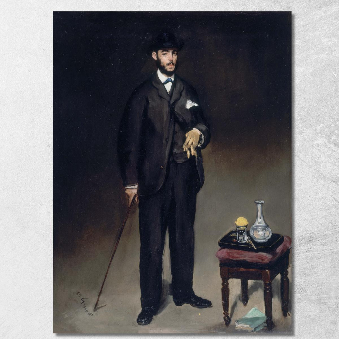 Ritratto Di Théodore Duret Édouard Manet emt82 quadro stampato su tela Ritratto Di Théodore Duret Édouard Manet emt82 quadro stampato su tela