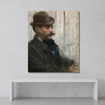 Ritratto Di Alfonso Maureau Édouard Manet emt85 quadro stampato su tela
