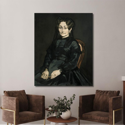 Ritratto Di Signora Auguste Manet Édouard Manet emt91 quadro stampato su tela