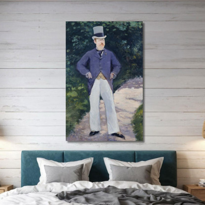 Ritratto Del Signor Brun Édouard Manet emt93 quadro stampato su tela