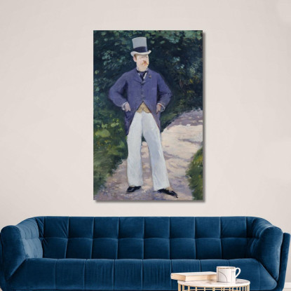 Ritratto Del Signor Brun Édouard Manet emt93 quadro stampato su tela