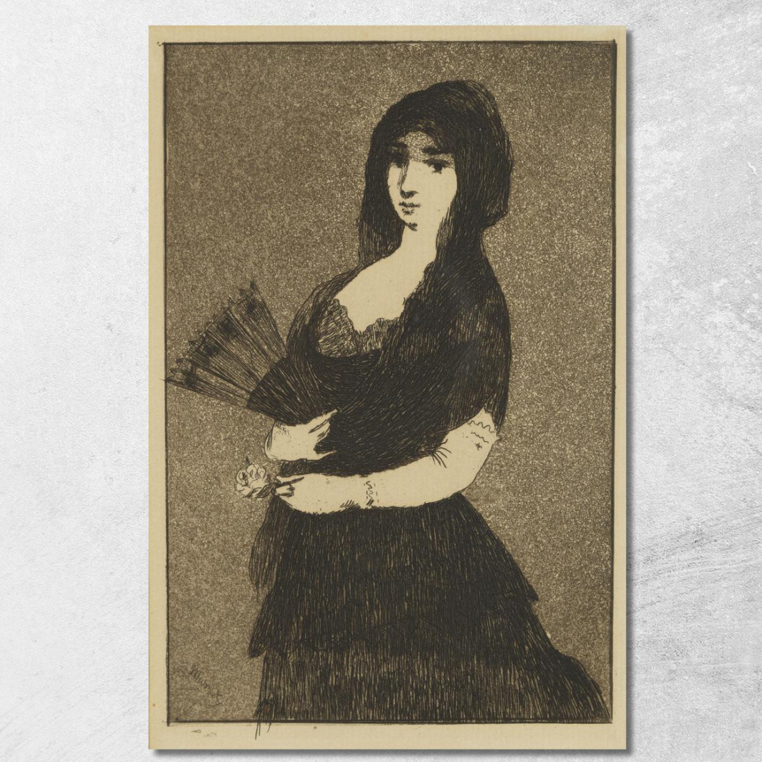 Donna Spagnola Édouard Manet emt101 quadro stampato su tela Donna Spagnola Édouard Manet emt101 quadro stampato su tela