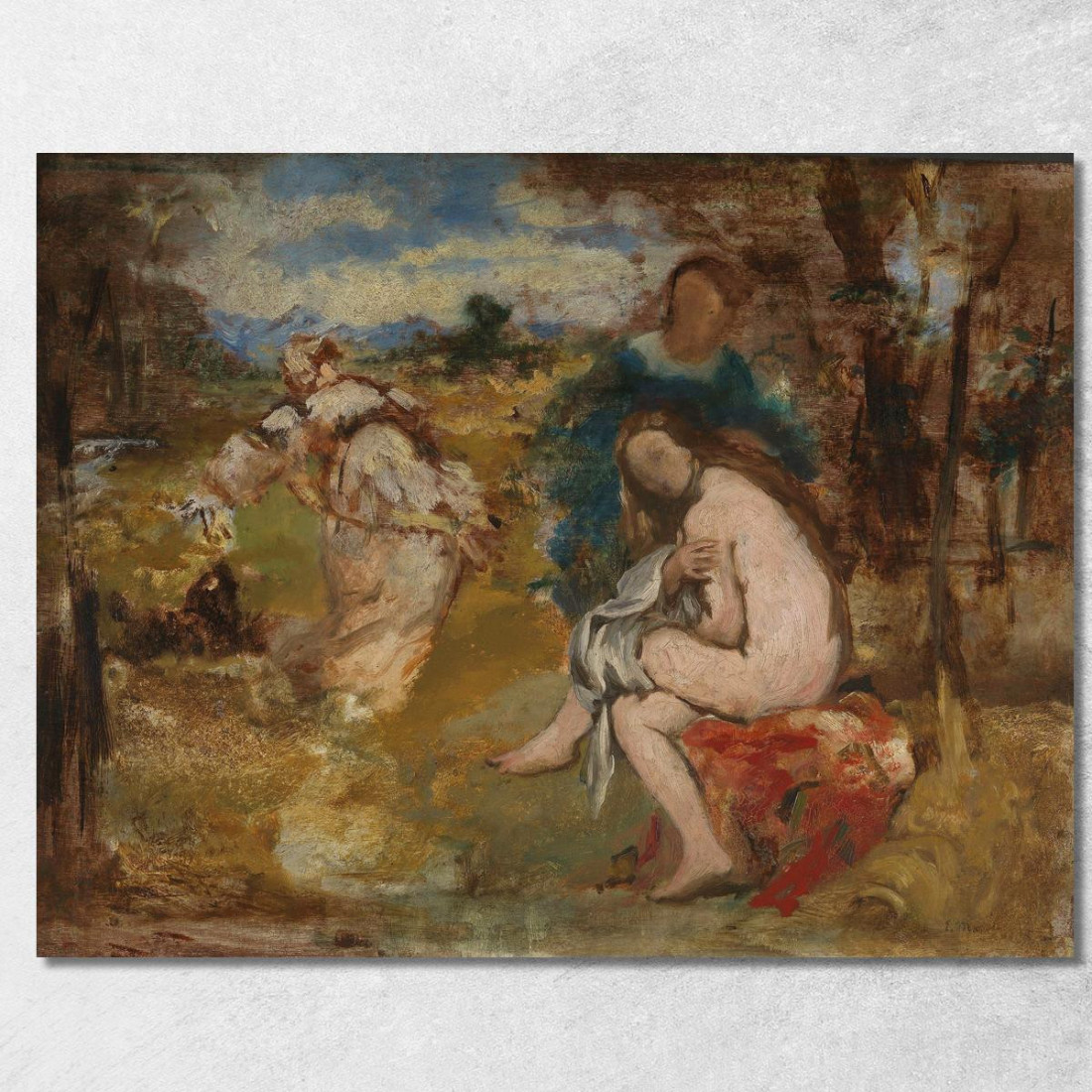 Ninfa Sorpresa Édouard Manet emt108 quadro stampato su tela Ninfa Sorpresa Édouard Manet emt108 quadro stampato su tela