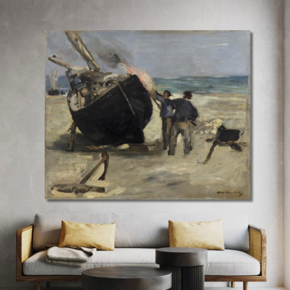 Tarrare La Barca Édouard Manet emt110 quadro stampato su tela