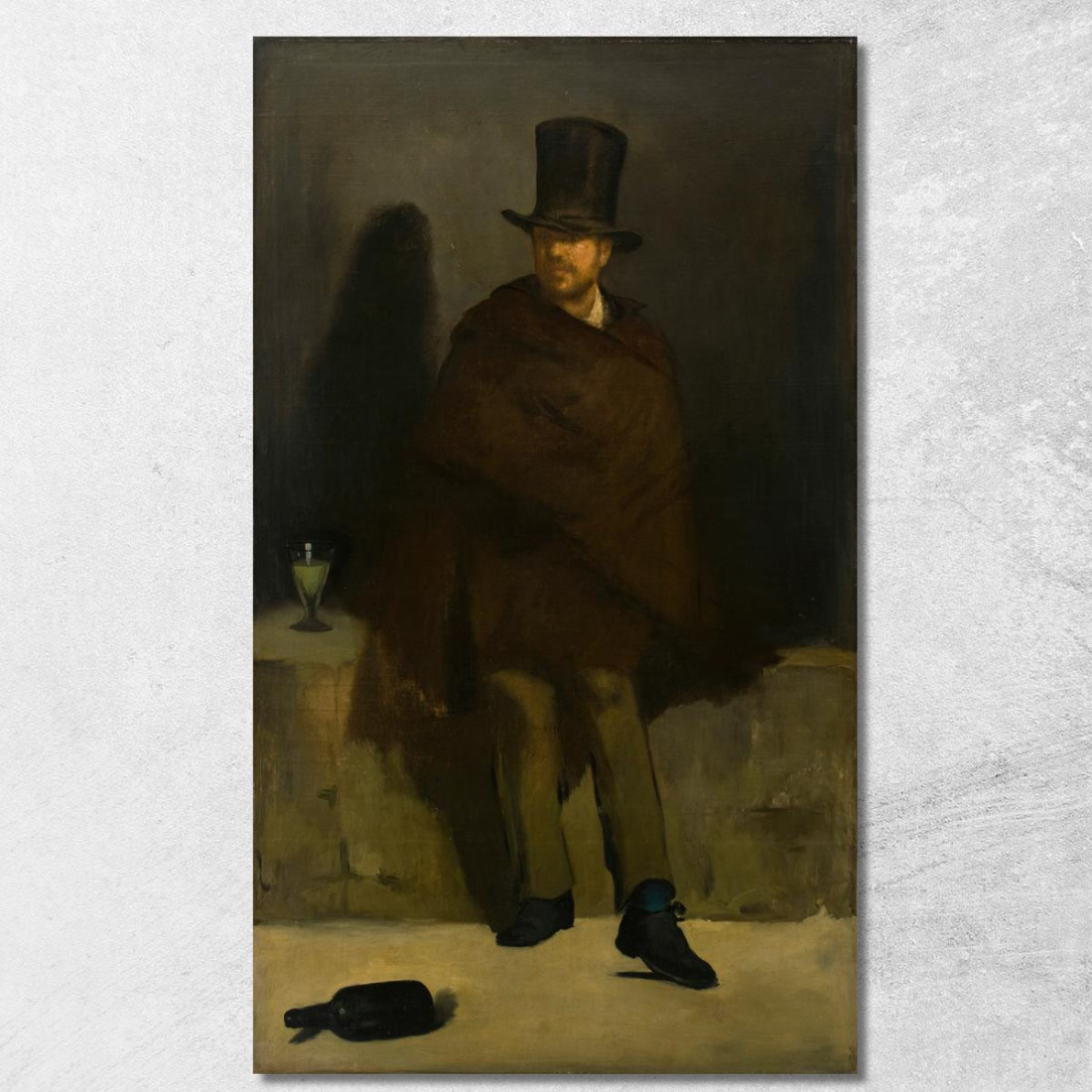 Il Bevitore Di Assenzio Édouard Manet emt111 quadro stampato su tela Il Bevitore Di Assenzio Édouard Manet emt111 quadro stampato su tela