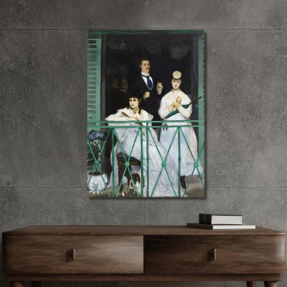 Il Balcone Édouard Manet emt114 quadro stampato su tela