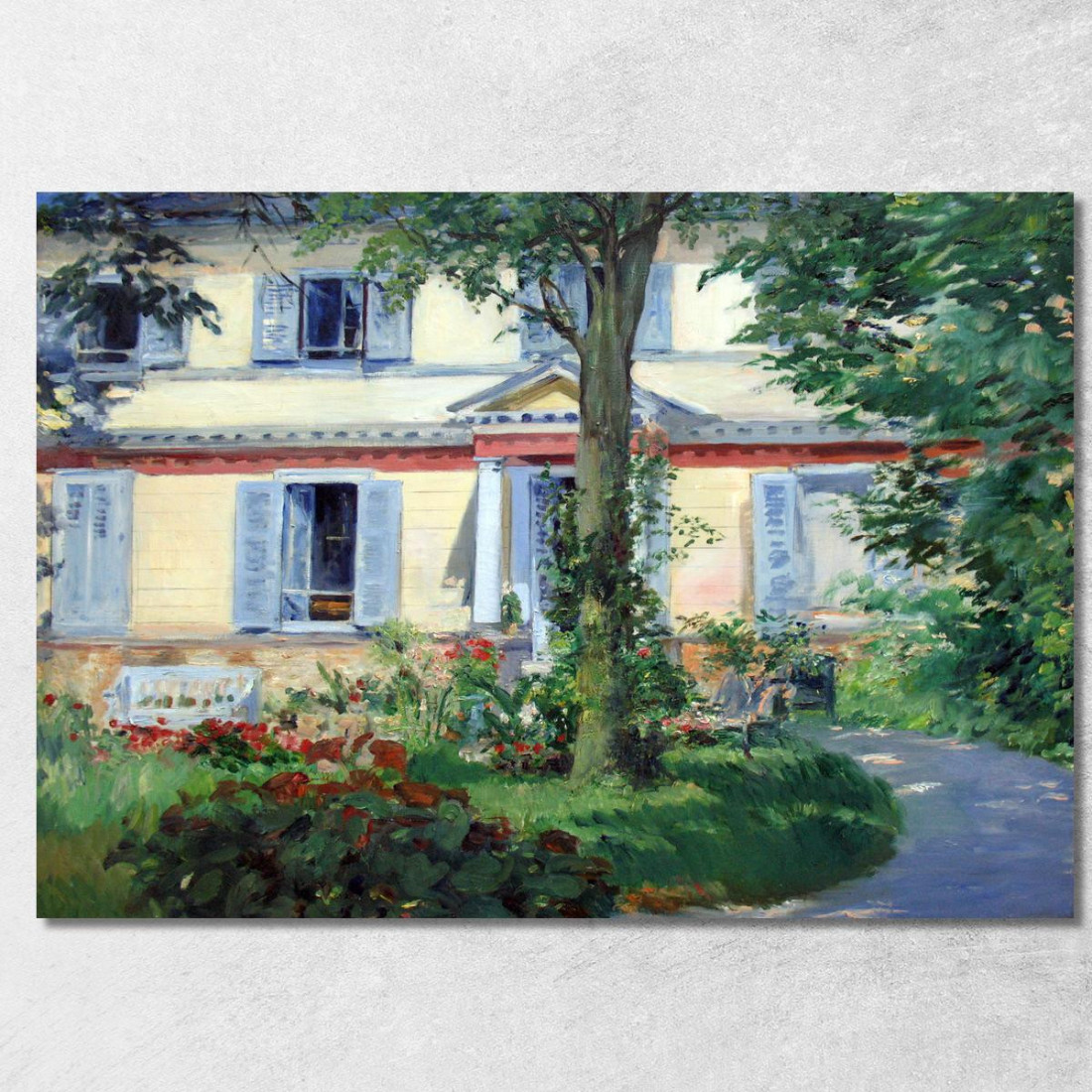 La Casa Di Rueil Édouard Manet emt123 quadro stampato su tela La Casa Di Rueil Édouard Manet emt123 quadro stampato su tela