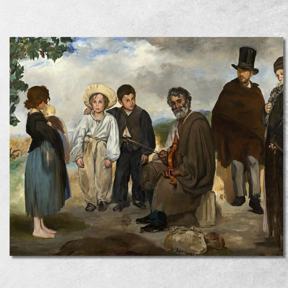 Il Vecchio Musicista Édouard Manet emt131 quadro stampato su tela Il Vecchio Musicista Édouard Manet emt131 quadro stampato su tela