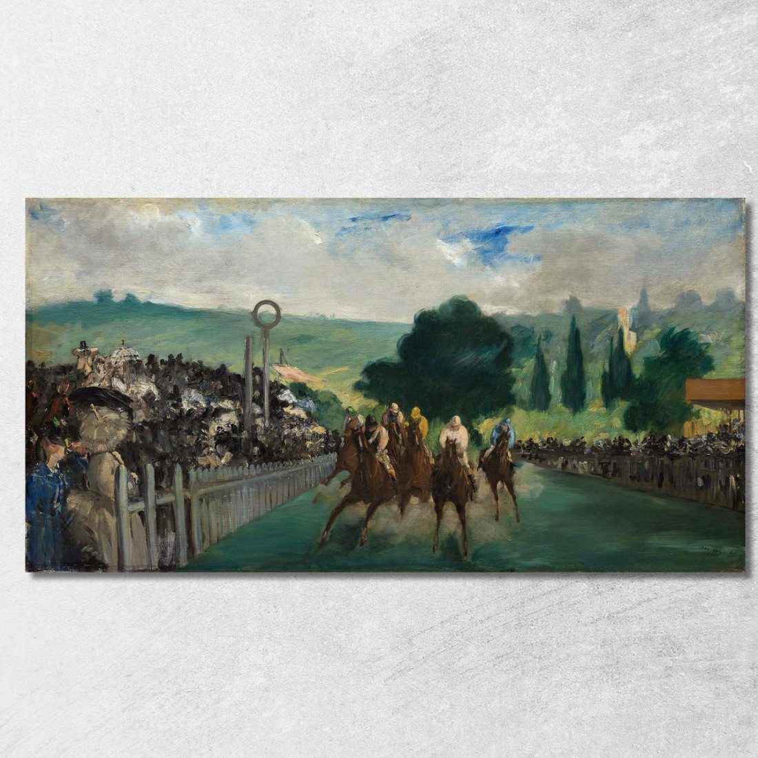 Le Gare Di Longchamp Édouard Manet emt132 quadro stampato su tela Le Gare Di Longchamp Édouard Manet emt132 quadro stampato su tela