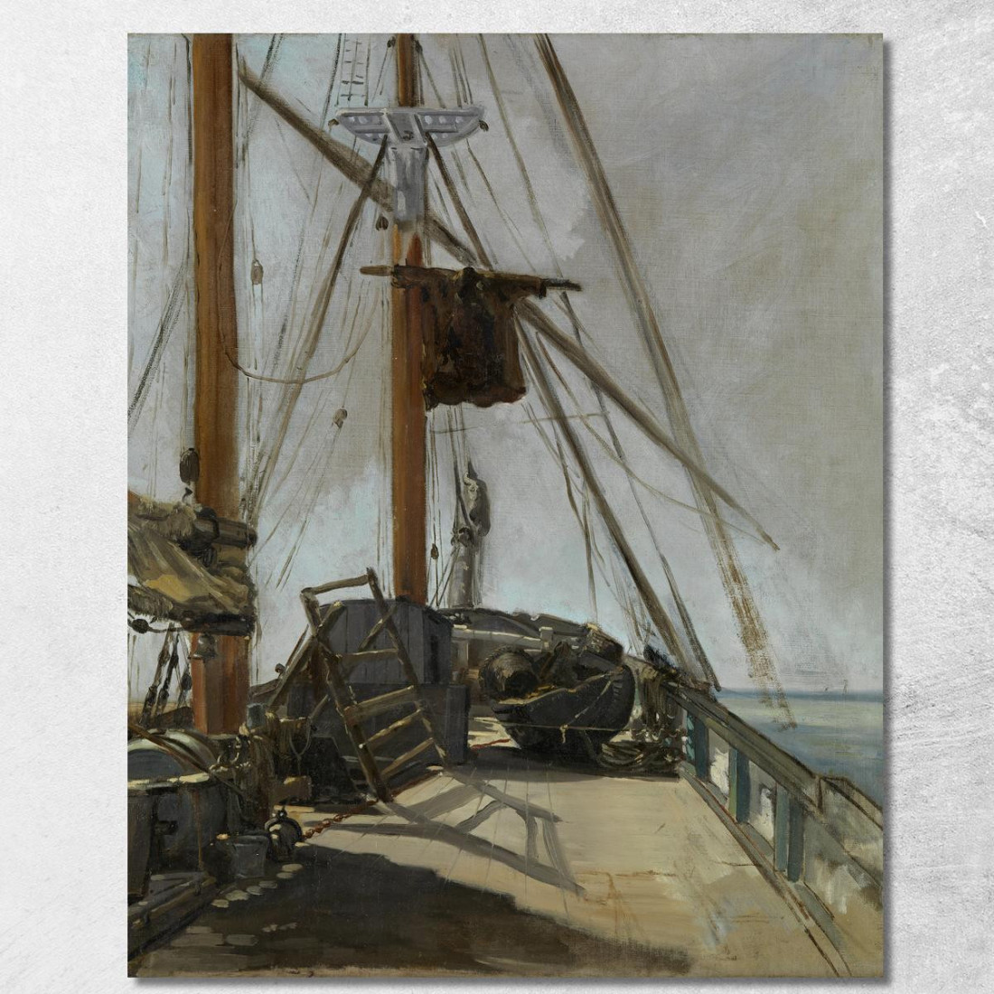 Il Ponte Della Nave Édouard Manet emt136 quadro stampato su tela Il Ponte Della Nave Édouard Manet emt136 quadro stampato su tela