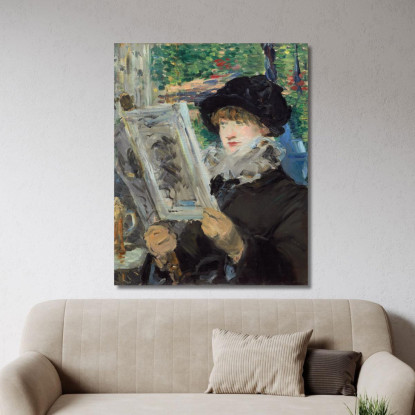 Lettura Della Donna Édouard Manet emt147 quadro stampato su tela