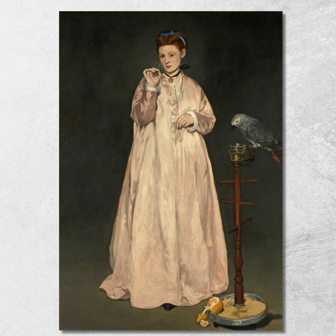 Giovane Signora Nel 1866 Édouard Manet emt150 quadro stampato su tela Giovane Signora Nel 1866 Édouard Manet emt150 quadro stampato su tela