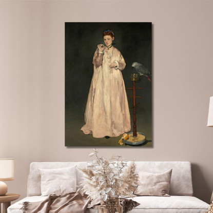 Giovane Signora Nel 1866 Édouard Manet emt150 quadro stampato su tela