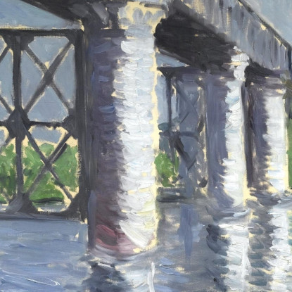 The Seine And The Railroad Bridge At Argenteuil La Seine Et Le Pont Du Chemin De Fer D'Argenteuil Gustave Caillebotte tableau im