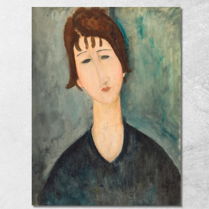 Una Donna Amedeo Modigliani amd6 quadro stampato su tela