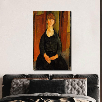 Venditore Di Fiori Amedeo Modigliani amd15 quadro stampato su tela