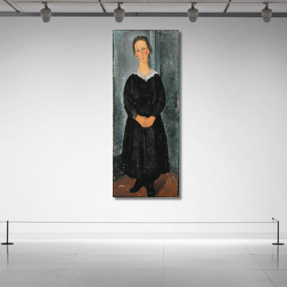 La Cameriera La Serva   Amedeo Modigliani amd29 quadro stampato su tela