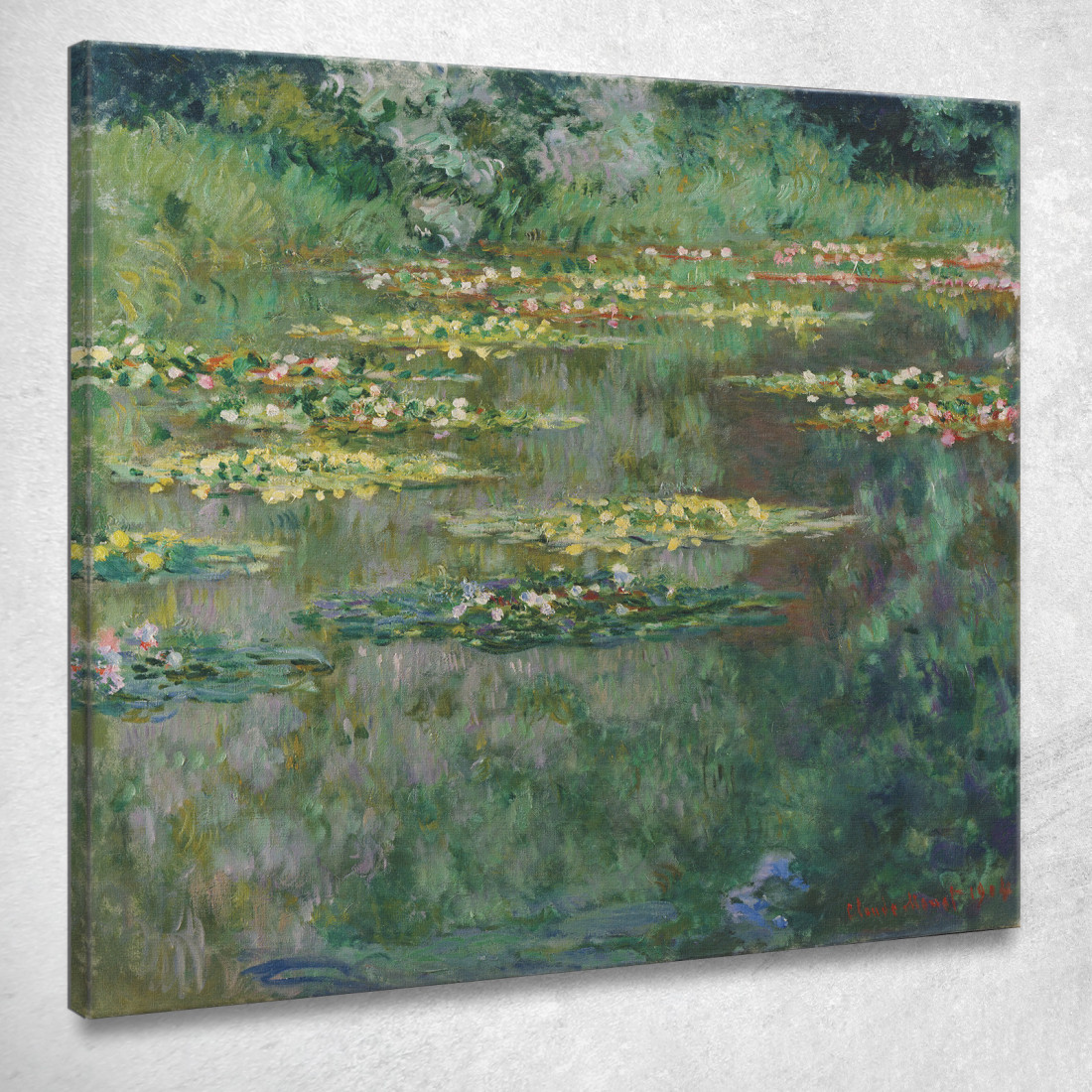 Lo Stagno Delle Ninfee Claude Monet mnt267 quadro stampato su tela Lo Stagno Delle Ninfee Claude Monet mnt267 quadro stampato su tela