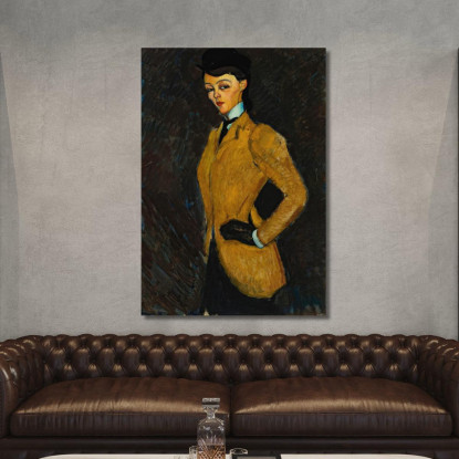 L'Amazzone Amedeo Modigliani amd36 quadro stampato su tela