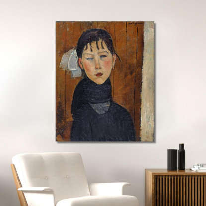 Maria Maria Figlia Del Popolo Amedeo Modigliani amd40 quadro stampato su tela