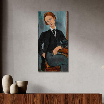 Ritratto Di Baranowski Amedeo Modigliani amd45 quadro stampato su tela